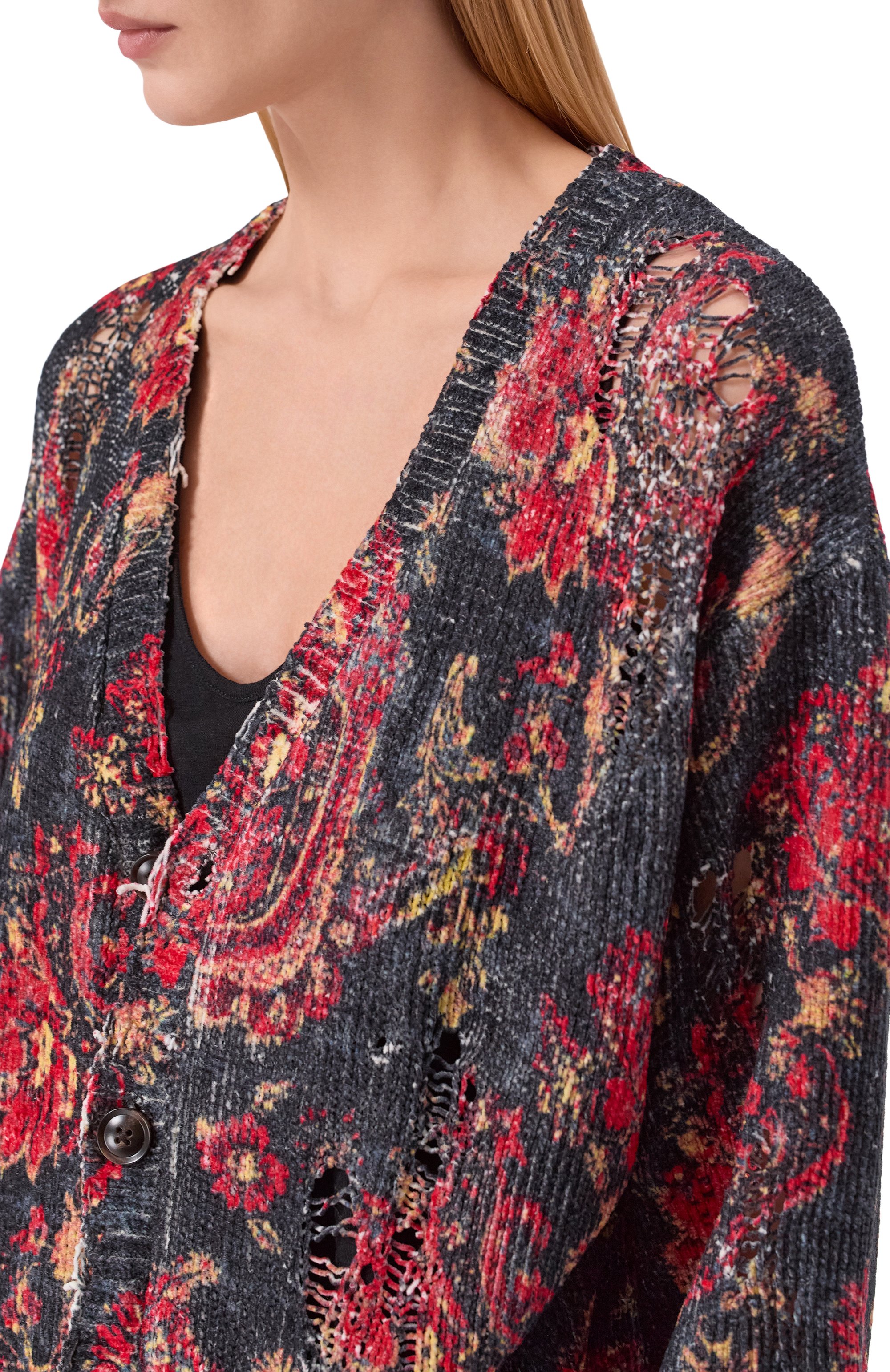 Хлопковый кардиган R13, арт. R13WY237-Y249A, фото 5