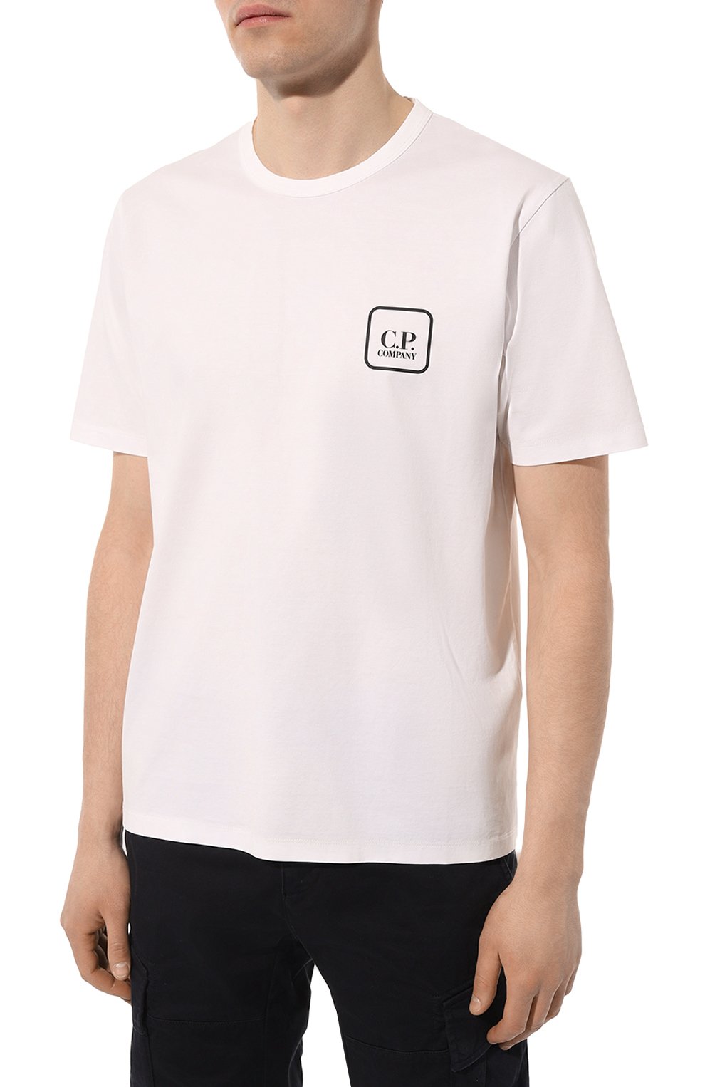 Хлопковая футболка C.P. COMPANY, арт. 16CLTS046A006370W, фото 3