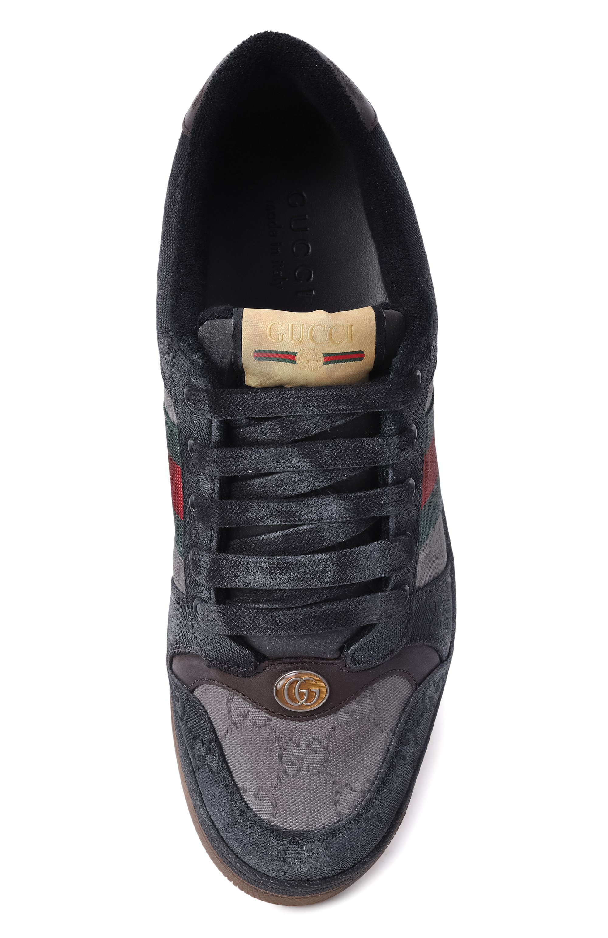 Текстильные кеды screener GUCCI, арт. 857889/FAFEN, фото 5