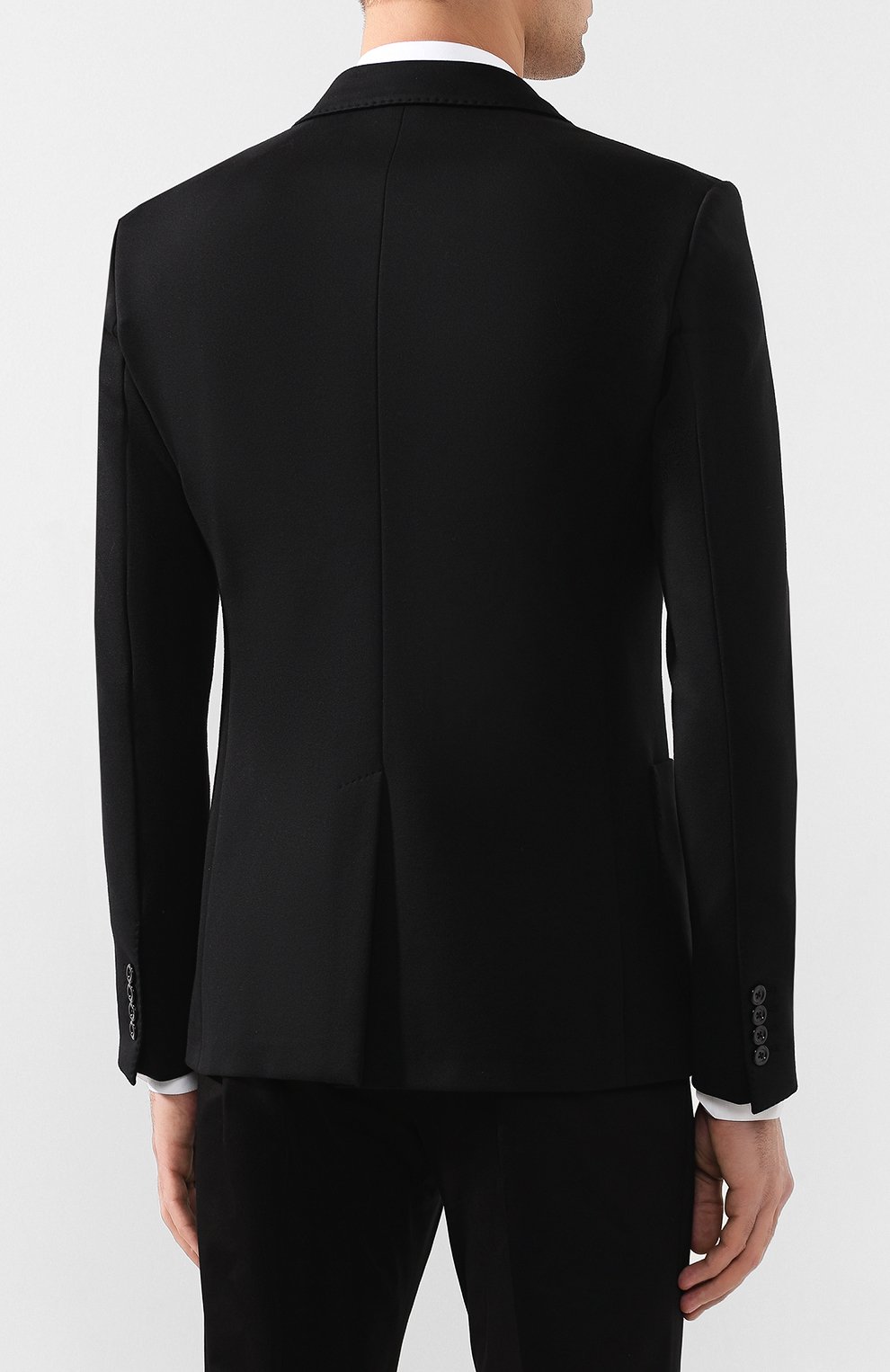 Хлопковый пиджак DOLCE & GABBANA, арт. G2NW6Z/FUGJM, фото 4