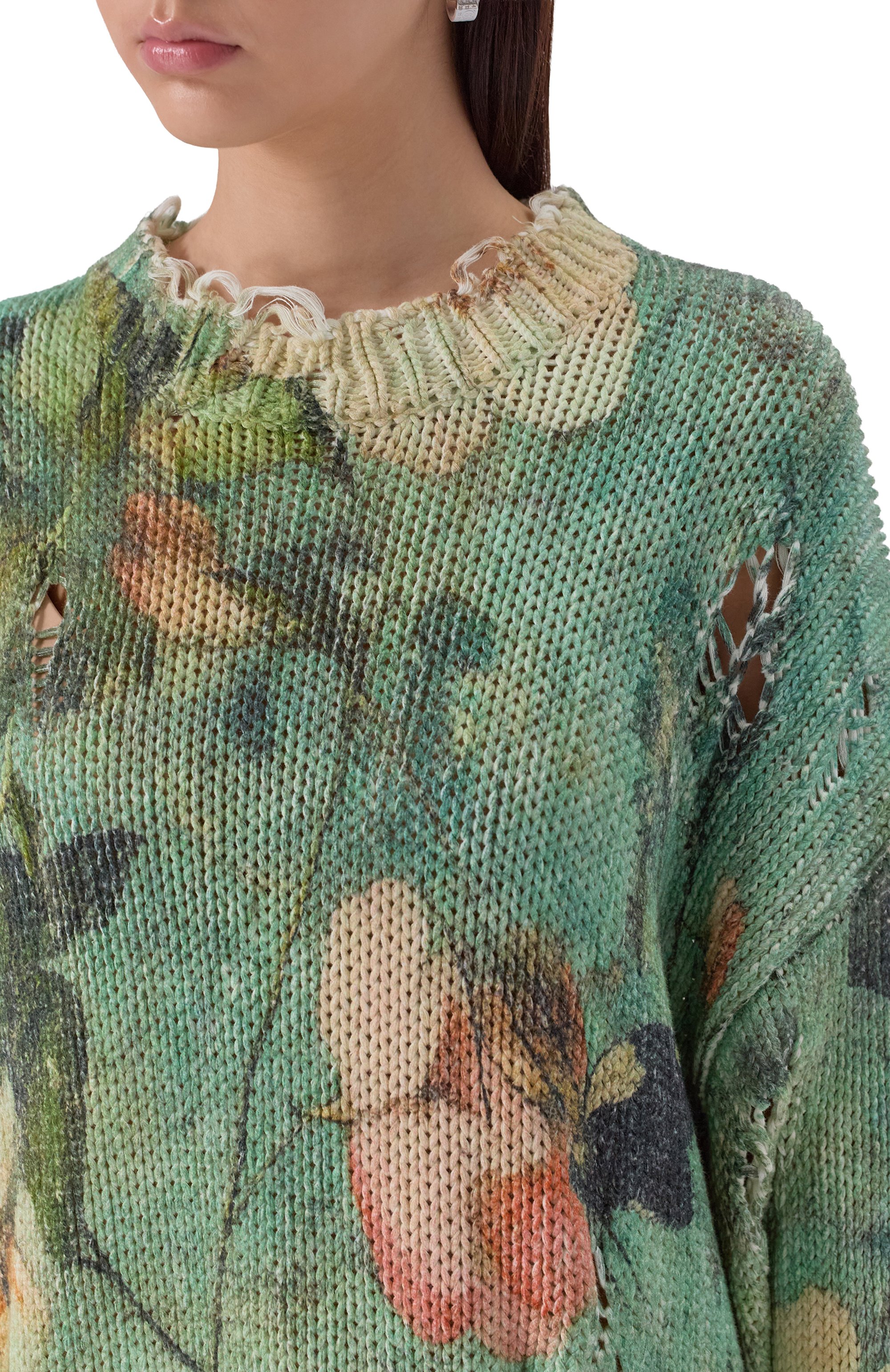 Хлопковый свитер R13, арт. R13WY197-Y218A, фото 5