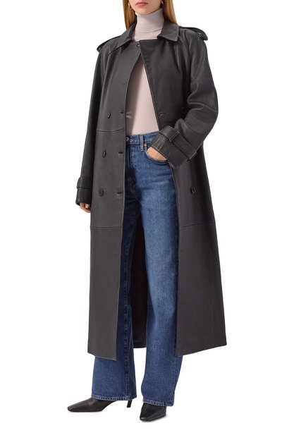 Кожаный тренч 12 STOREEZ, арт. 127368, фото 2