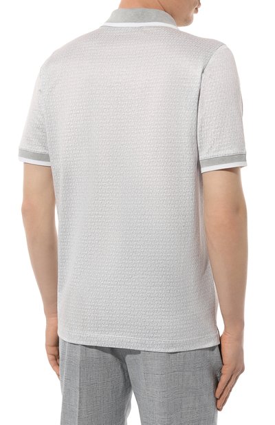 Поло из хлопка и шелка ZILLI, арт. KBP005M0107VZJA00M, фото 4