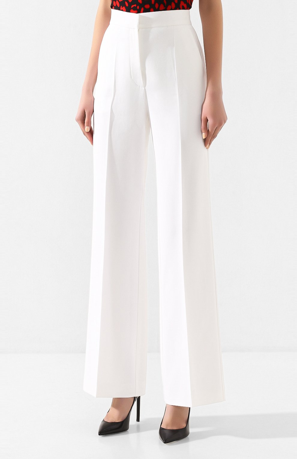 Брюки из вискозы PHILOSOPHY DI LORENZO SERAFINI белого цвета по цене 41250 руб., арт. V0329/722, фото 3 Брюки из вискозы PHILOSOPHY DI LORENZO SERAFINI, арт. V0329/722, фото 3