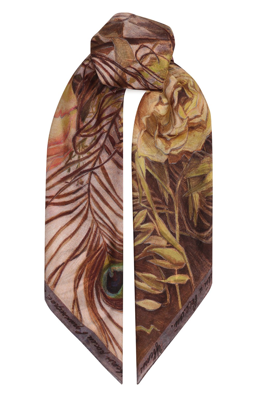 Шелковый платок брабантские кружева GOURJI, арт. T23BRK7R/1, фото 1