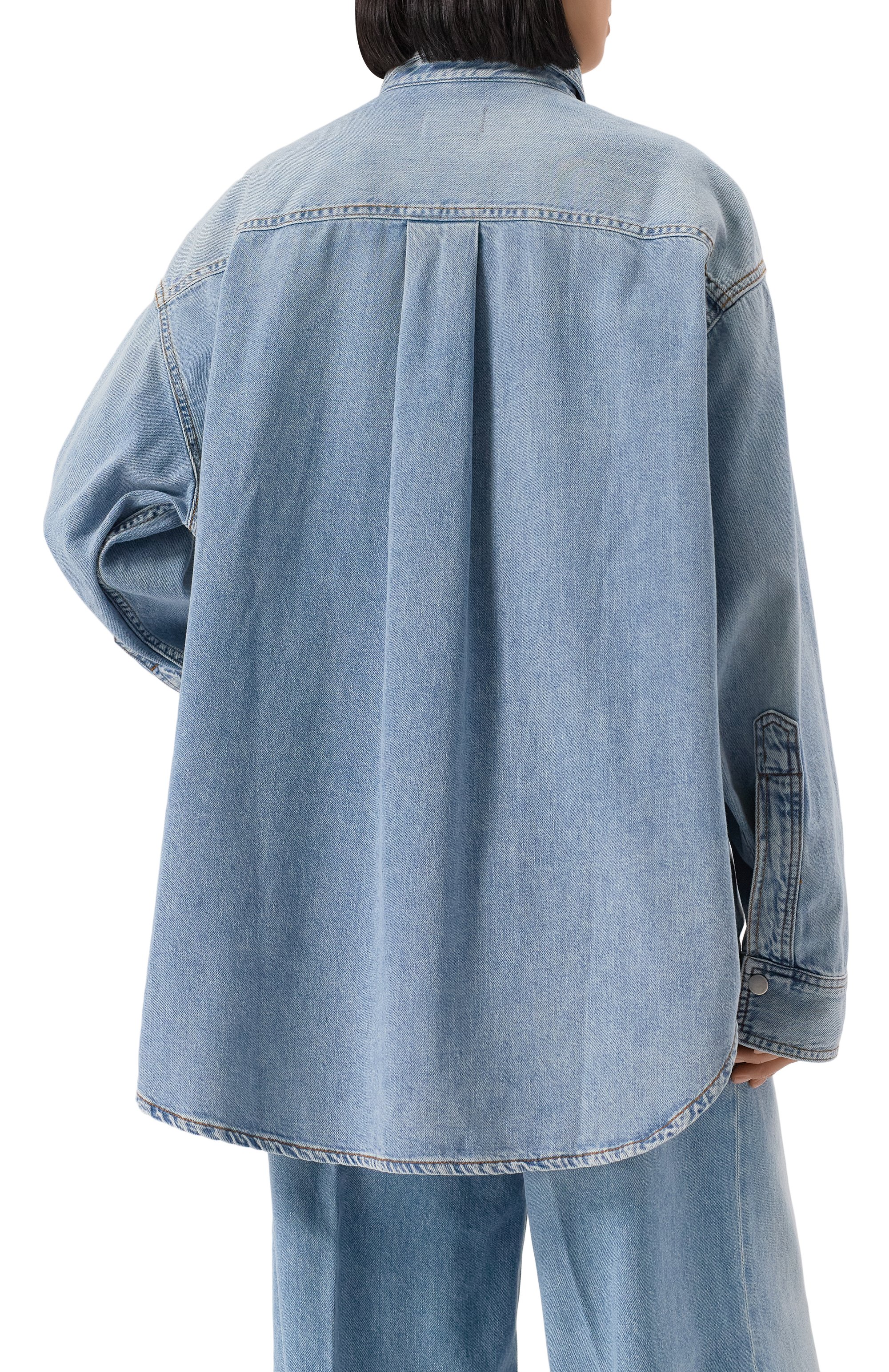 Джинсовая рубашка HAIKURE, арт. HEW06080DF161L0877, фото 4