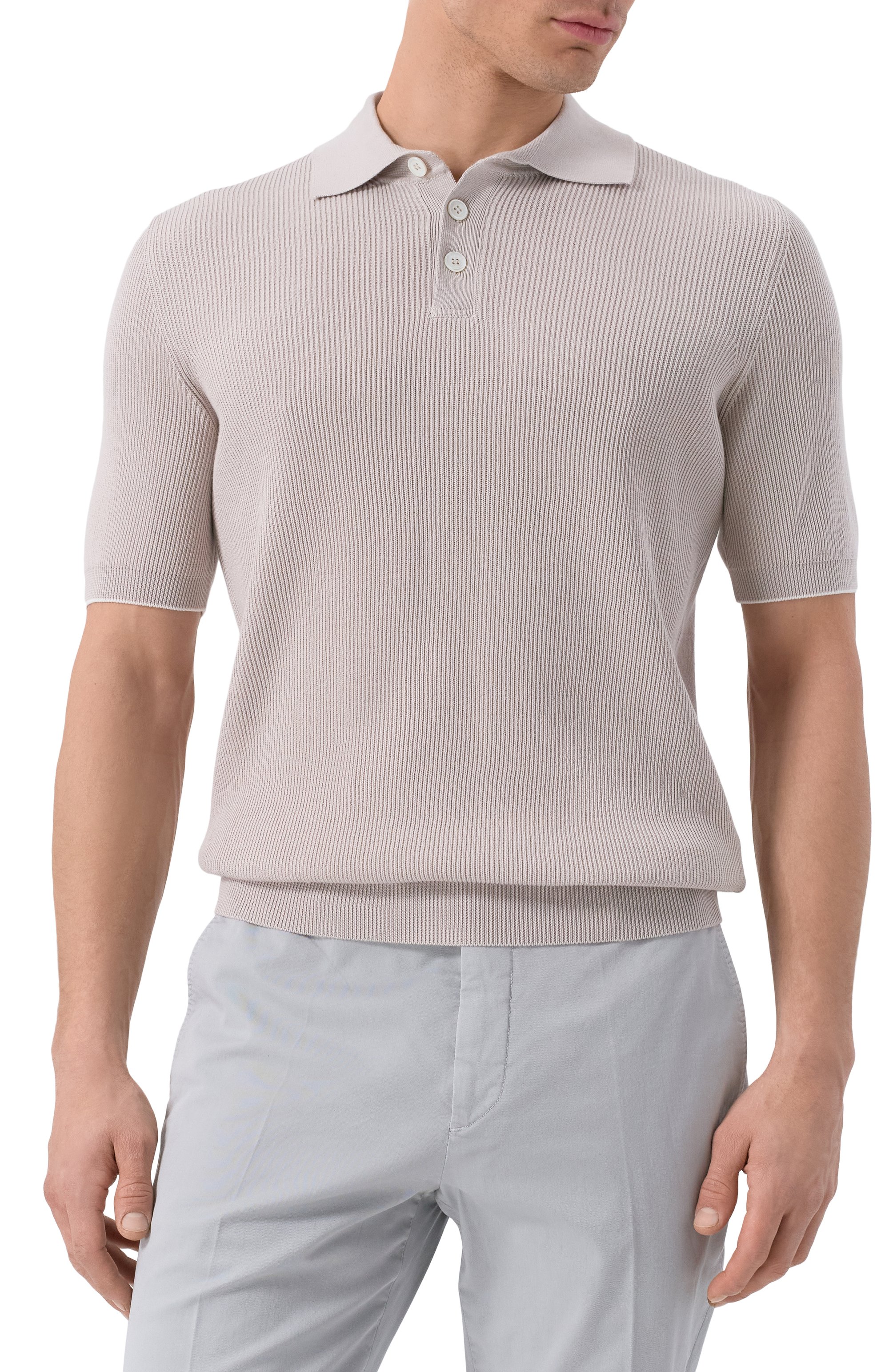 Хлопковое поло BRUNELLO CUCINELLI, арт. M29400005, фото 3