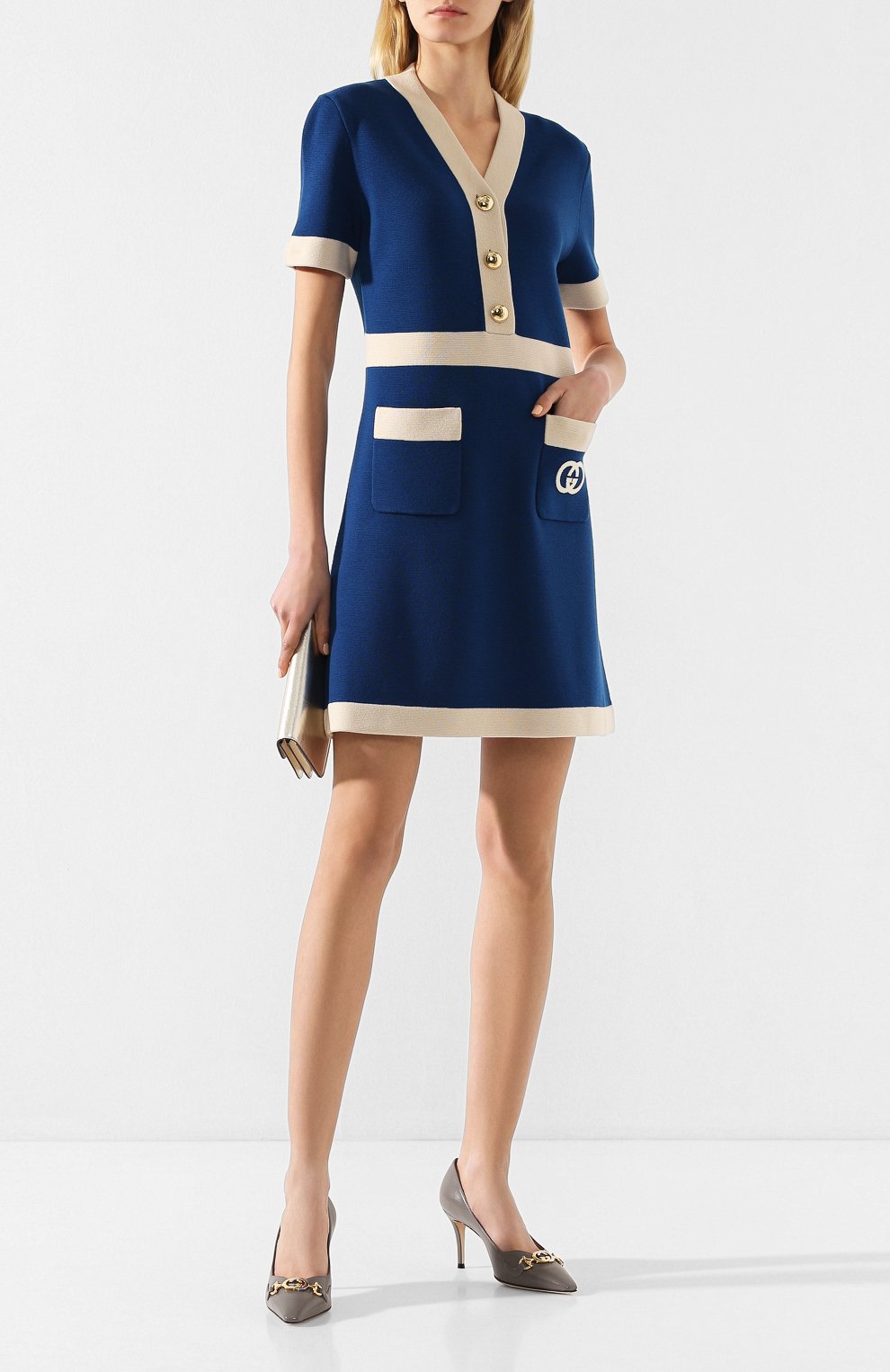 Шерстяное платье GUCCI, арт. 606017/XKA4A, фото 2