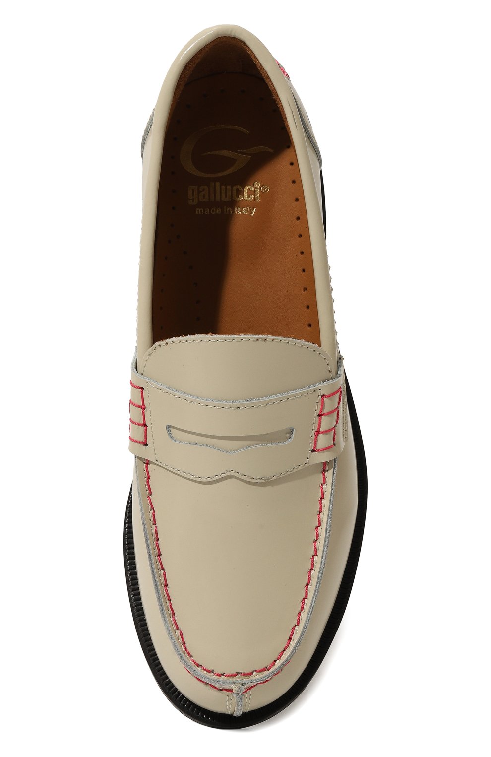 Кожаные пенни-лоферы GALLUCCI, арт. J01213AM, фото 4