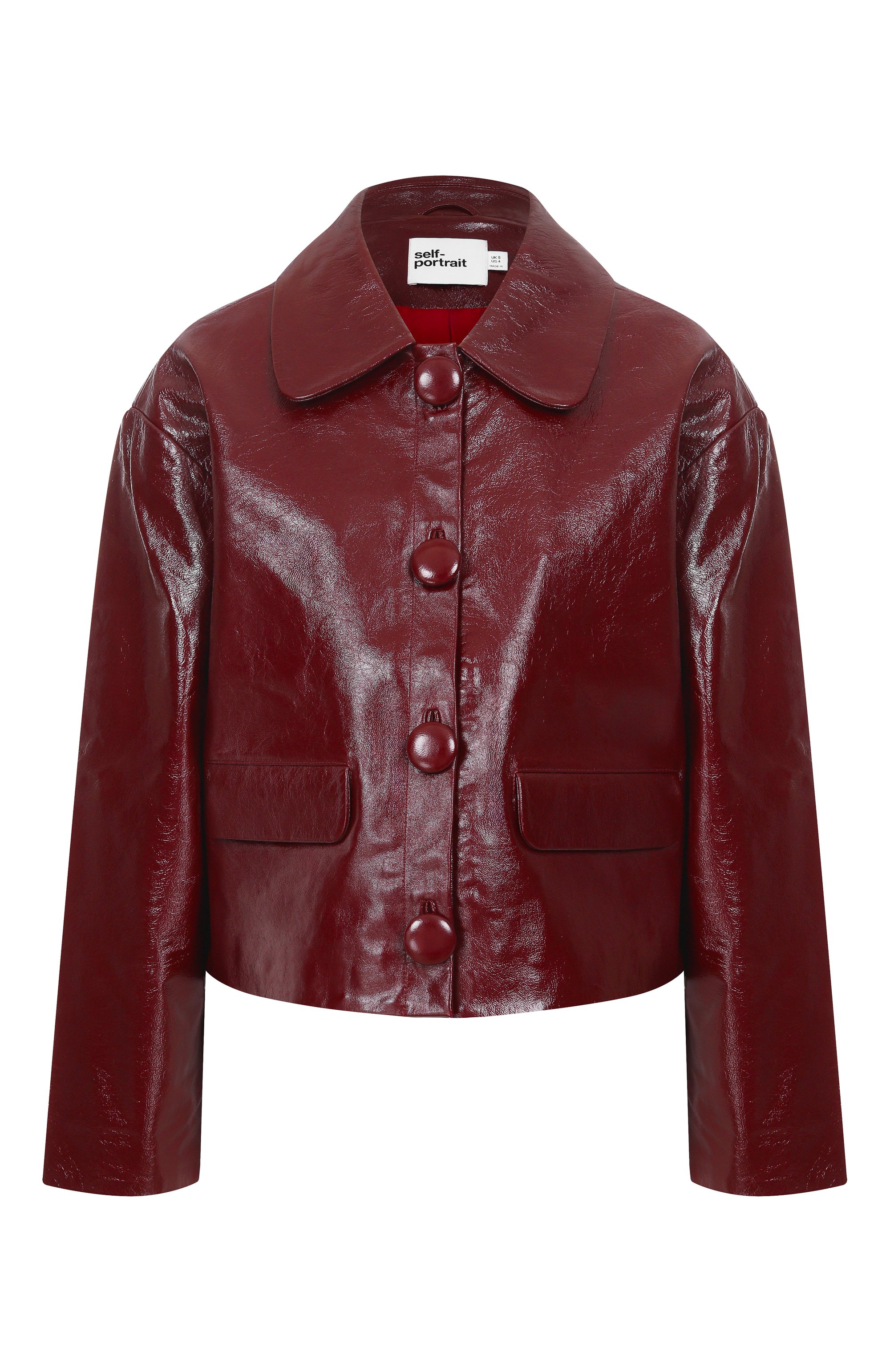 Кожаная куртка SELF-PORTRAIT, арт. PF25091JBU, фото 1