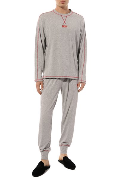 Хлопковая пижама DIESEL, арт. A09636/0QGAJ, фото 2