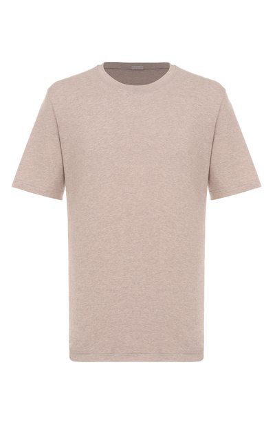 Мужская футболка из хлопка и кашемира CAPOBIANCO, арт. 19M660.WS00./58