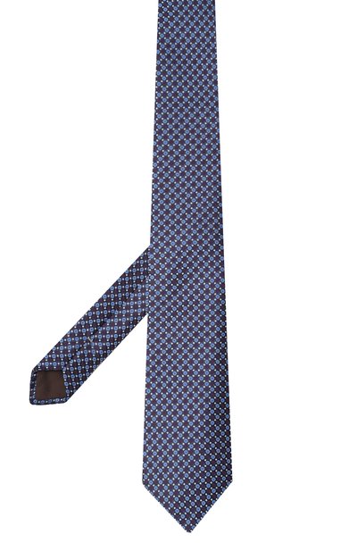 Шелковый галстук CANALI фиолетового цвета по цене 21000 руб., арт. 18/HJ04411, фото 3 Шелковый галстук CANALI, арт. 18/HJ04411, фото 3