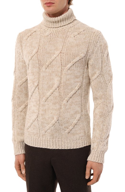Кашемировый свитер Corneliani 94M549-9425167 Кремовый  94M549-9425167 Фото 3