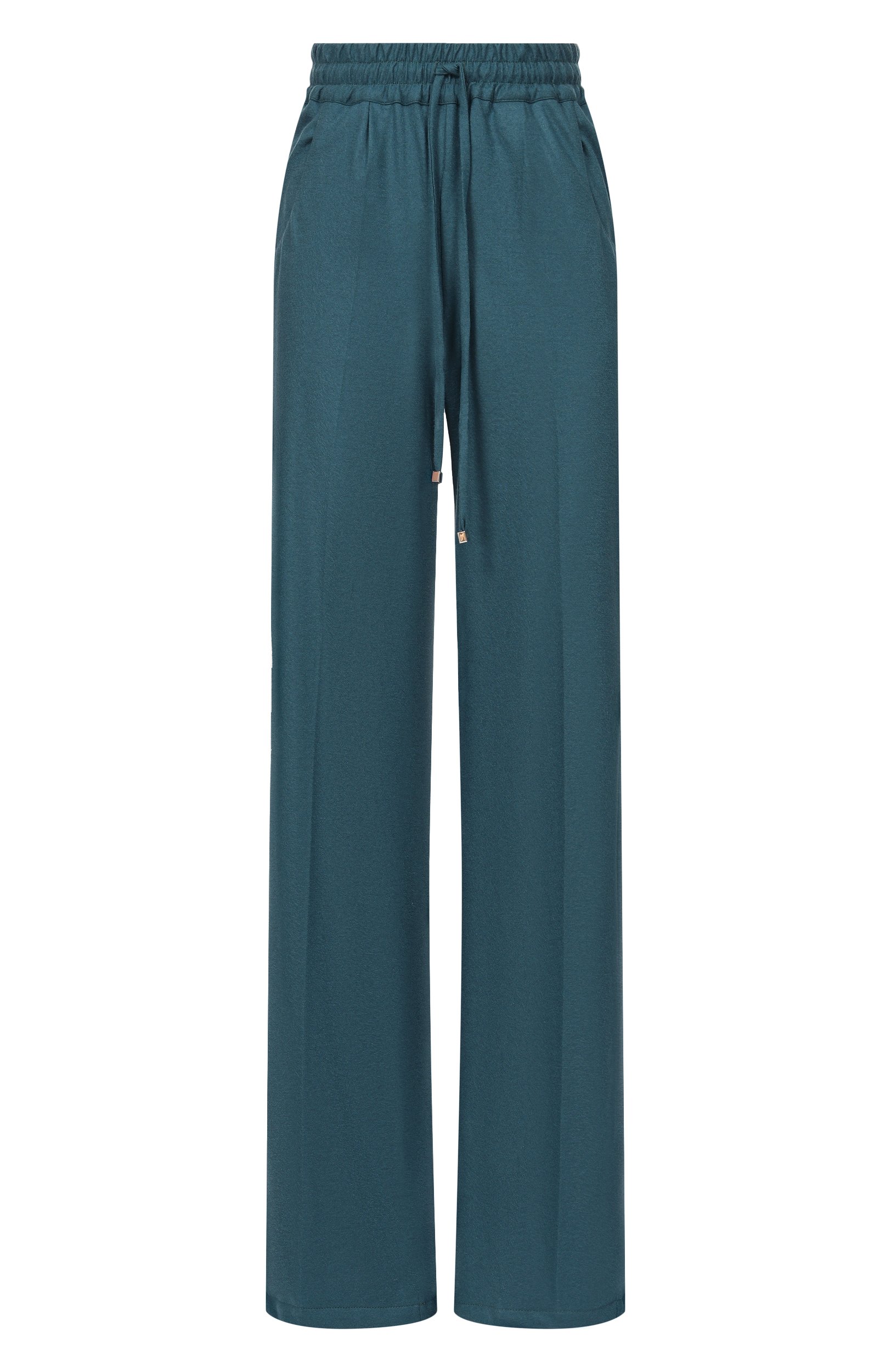 Кашемировые брюки KITON бирюзового цвета по цене 427000 руб., арт. D48122K0173I, фото 1 Кашемировые брюки KITON, арт. D48122K0173I, фото 1
