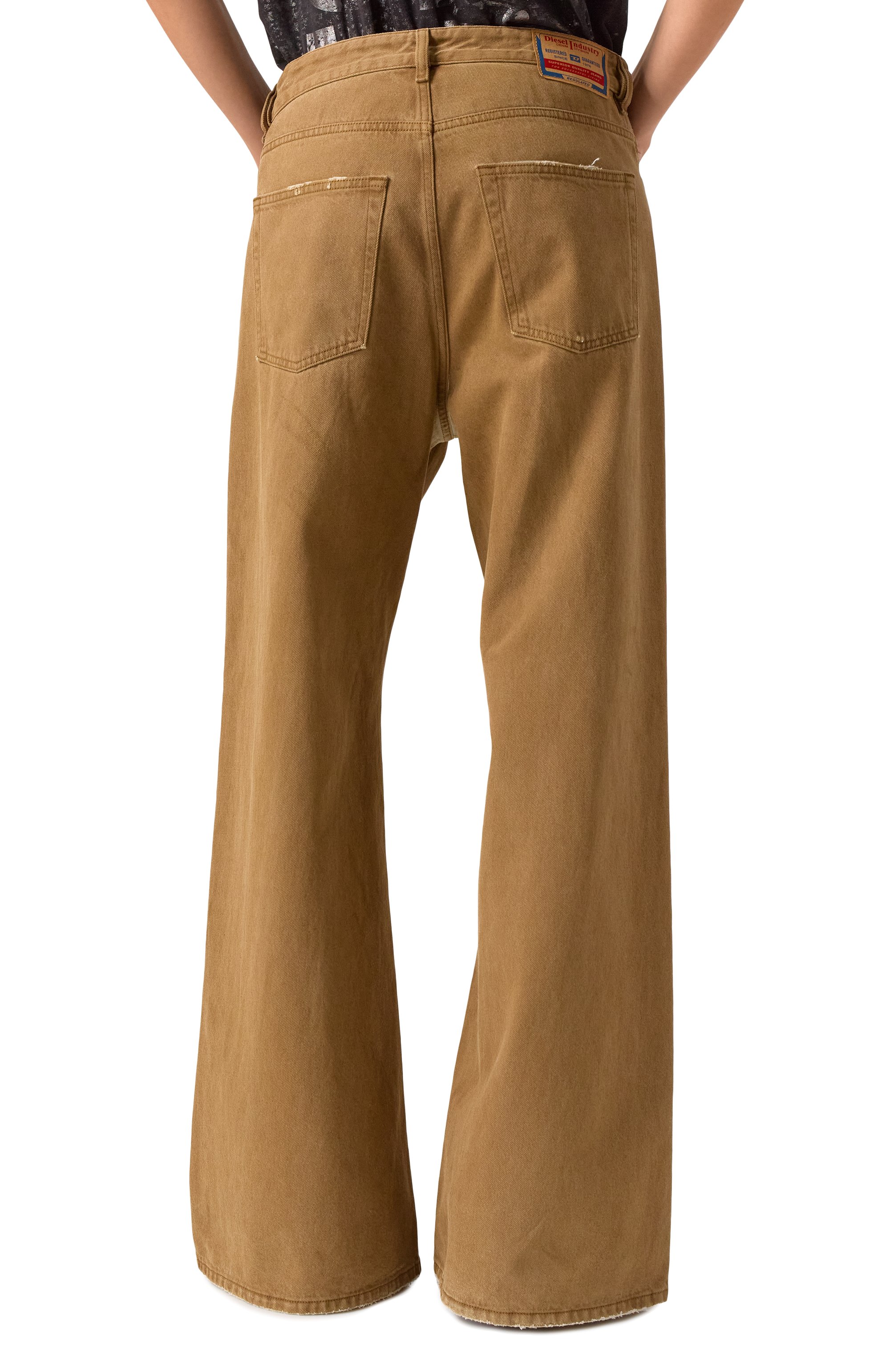 Джинсы DIESEL светло-коричневого цвета по цене 34350 руб., арт. A06925/09J82, фото 4 Джинсы DIESEL, арт. A06925/09J82, фото 4