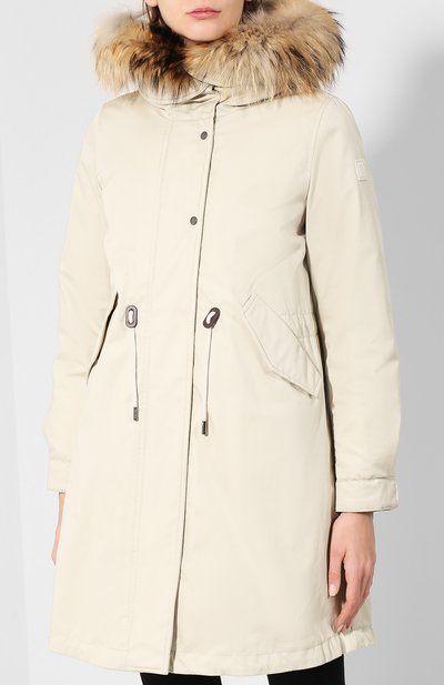 Пуховая парка WOOLRICH белого цвета по цене 146000 руб., арт. WWCPS2830/UT1974, фото 3 Пуховая парка WOOLRICH, арт. WWCPS2830/UT1974, фото 3