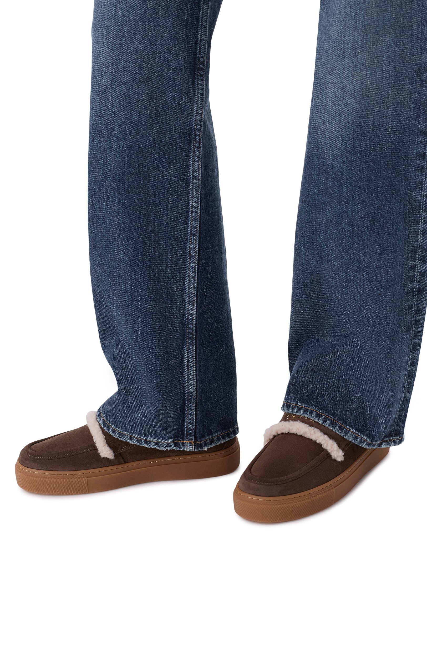 Замшевые лоферы shearling loafer INUIKII, арт. 1006.003.0021, фото 2