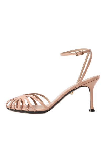 Кожаные босоножки ally 75 ALEVI MILANO бежевого цвета по цене 97700 руб., арт. L25SC003.N.0004402, фото 4 Кожаные босоножки ally 75 ALEVI MILANO, арт. L25SC003.N.0004402, фото 4