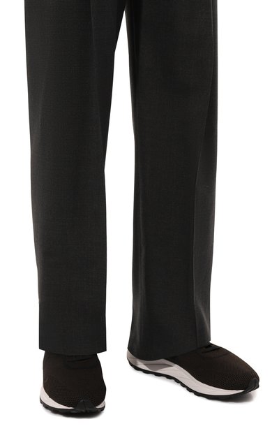 Текстильные кроссовки KITON, арт. USSA200N0110002, фото 3