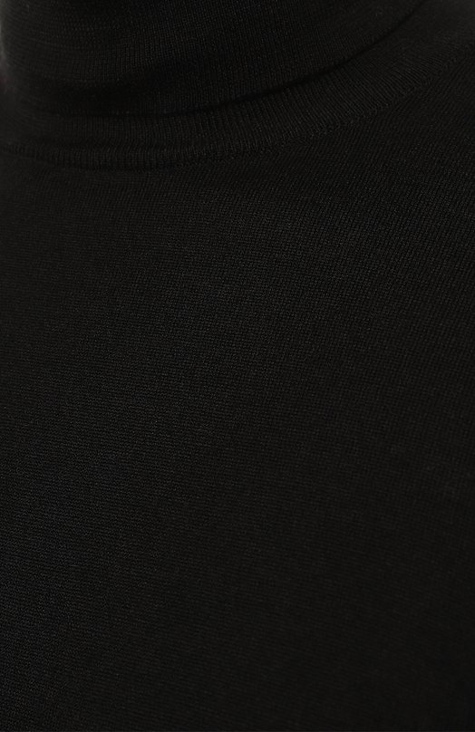 Шерстяная водолазка Kiton UK1492 Чёрный  UK1492 Фото 5