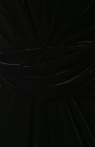 Бархатное платье EMPORIO ARMANI черного цвета по цене 104500 руб., арт. 6G2A8E/2JW4Z, фото 5 Бархатное платье EMPORIO ARMANI, арт. 6G2A8E/2JW4Z, фото 5