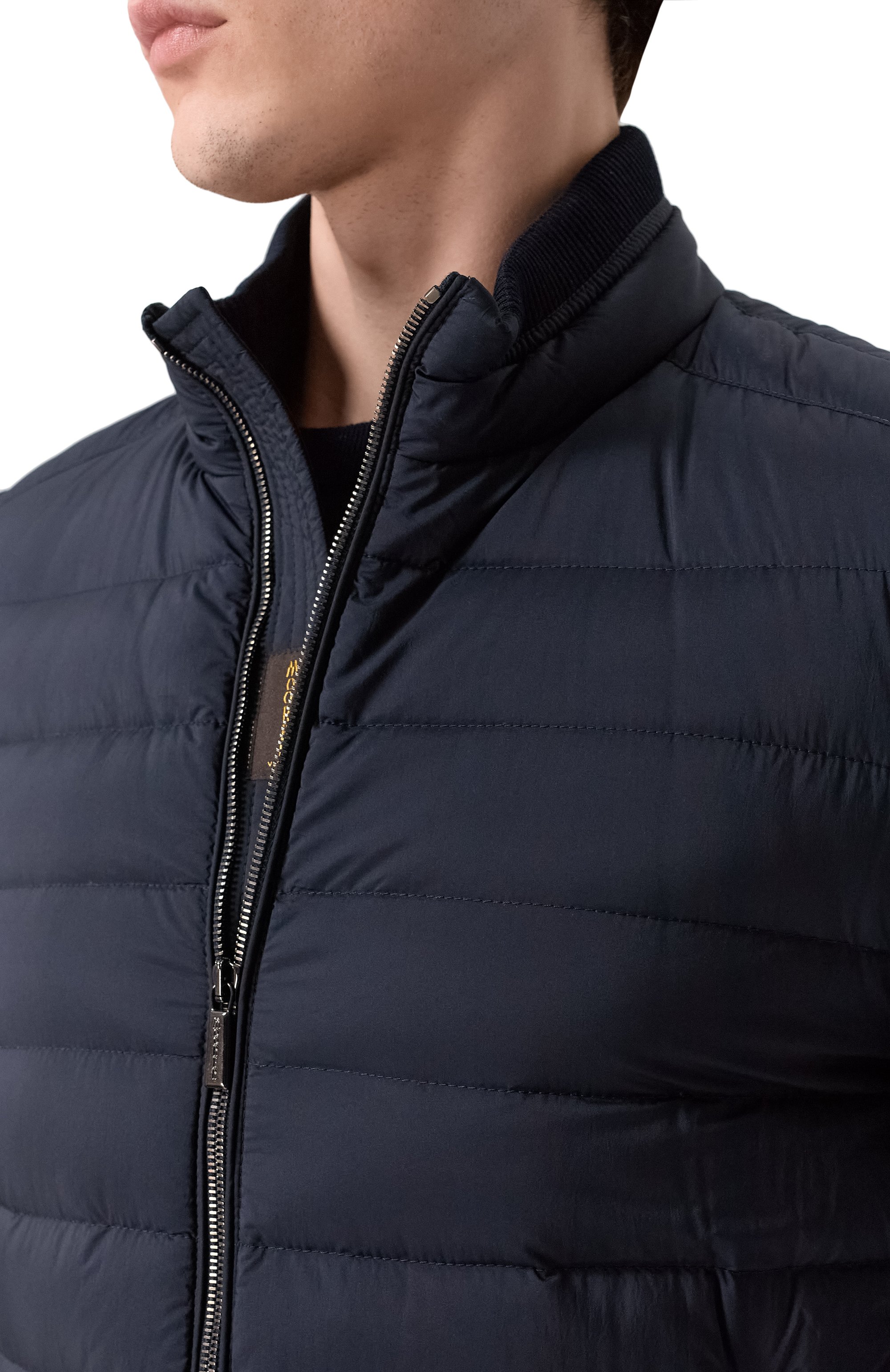 Пуховая куртка cattaneo-s3r MOORER темно-синего цвета по цене 221500 руб., арт. CATTANE0/S3R_001, фото 5 Пуховая куртка cattaneo-s3r MOORER, арт. CATTANE0/S3R_001, фото 5