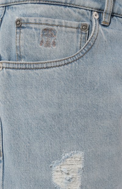 Джинсы leisure fit BRUNELLO CUCINELLI, а�рт. M241PB2348, фото 5