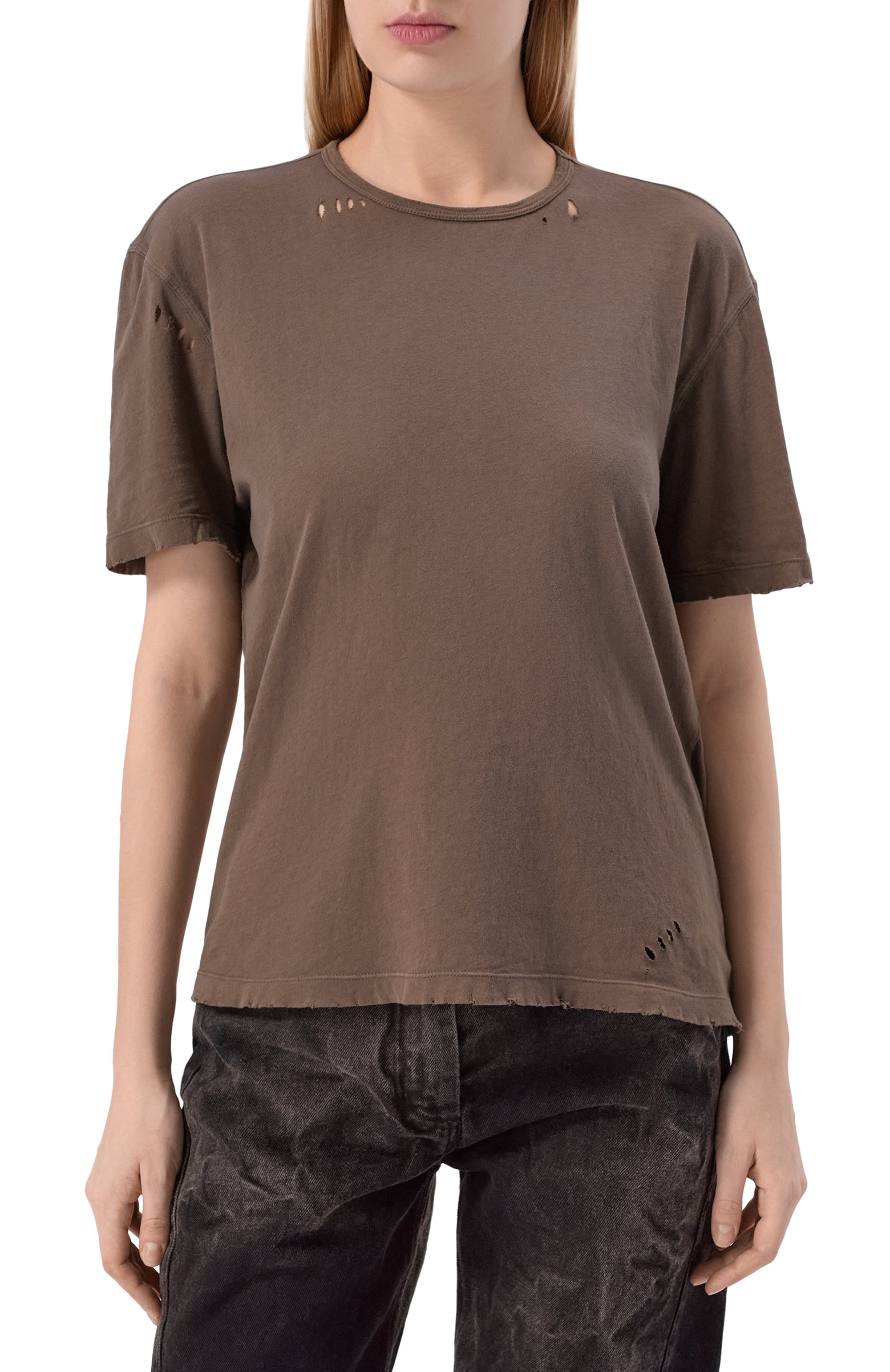 Хлопковая футболка ANN DEMEULEMEESTER, арт. B0013500/FA638, фото 3