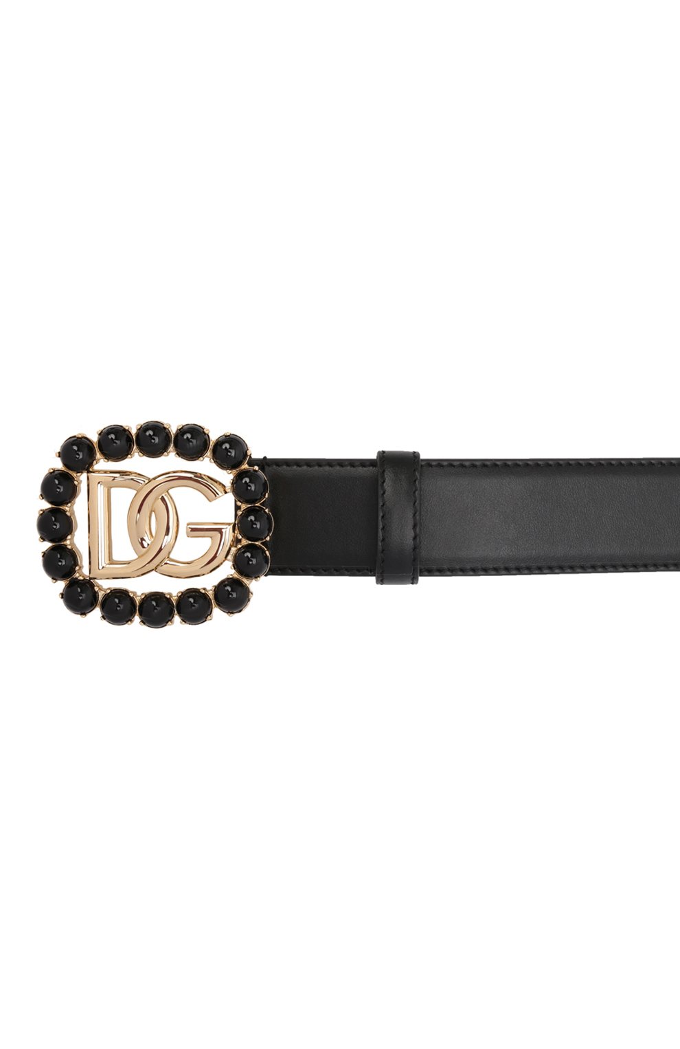 Кожаный ремень DOLCE & GABBANA черного цвета по цене 72150 руб., арт. BE1481/AQ627, фото 4 Кожаный ремень DOLCE & GABBANA, арт. BE1481/AQ627, фото 4
