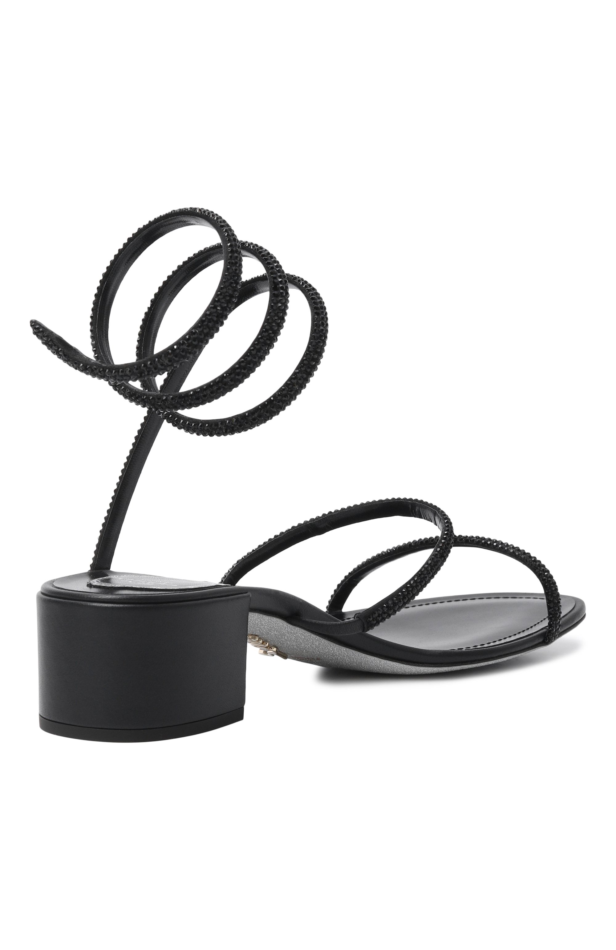 Текстильные босоножки cleo 40 RENE CAOVILLA, арт. C12798-040/RN01, фото 5