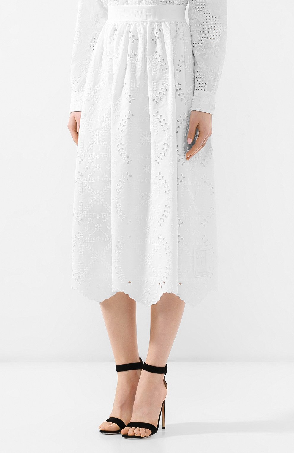 Юбка-миди OFF-WHITE, арт. 0WCC072S19D730440100, фото 3