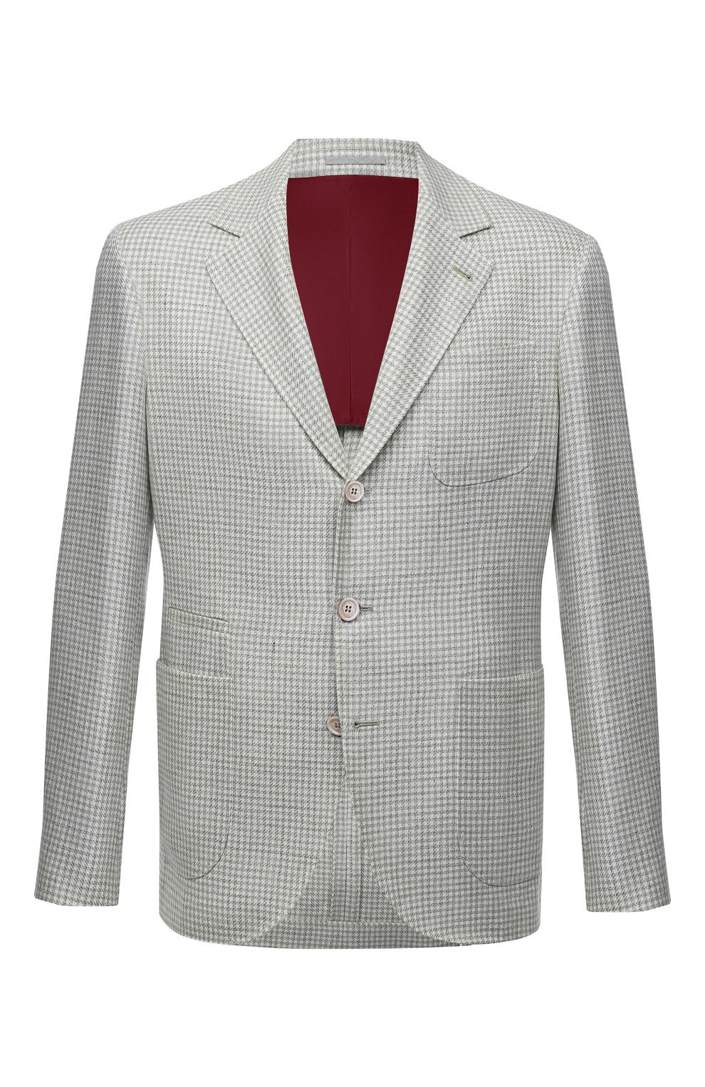 Пиджак изо льна и шерсти BRUNELLO CUCINELLI серого цвета по цене 336500 руб., арт. MW4747BND, фото 1 Пиджак изо льна и шерсти BRUNELLO CUCINELLI, арт. MW4747BND, фото 1