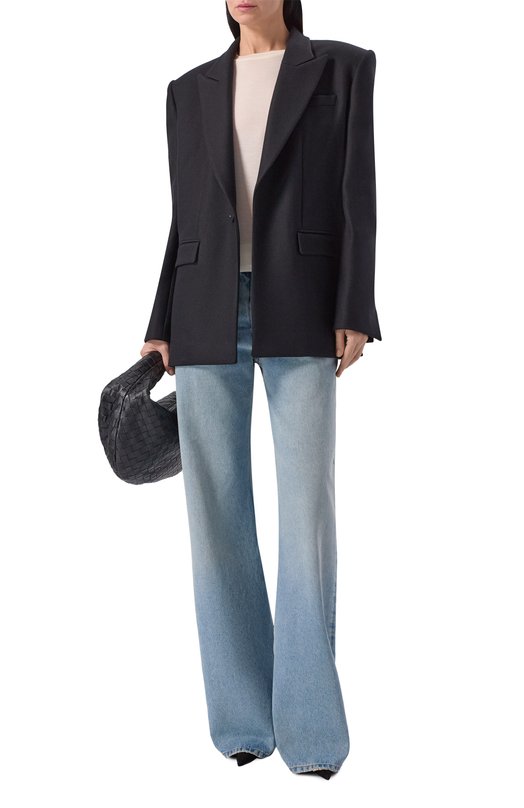 Шерстяной жакет Louve 25-06-06-01-11-05-01 Чёрный  25-06-06-01-11-05-01 Фото 2