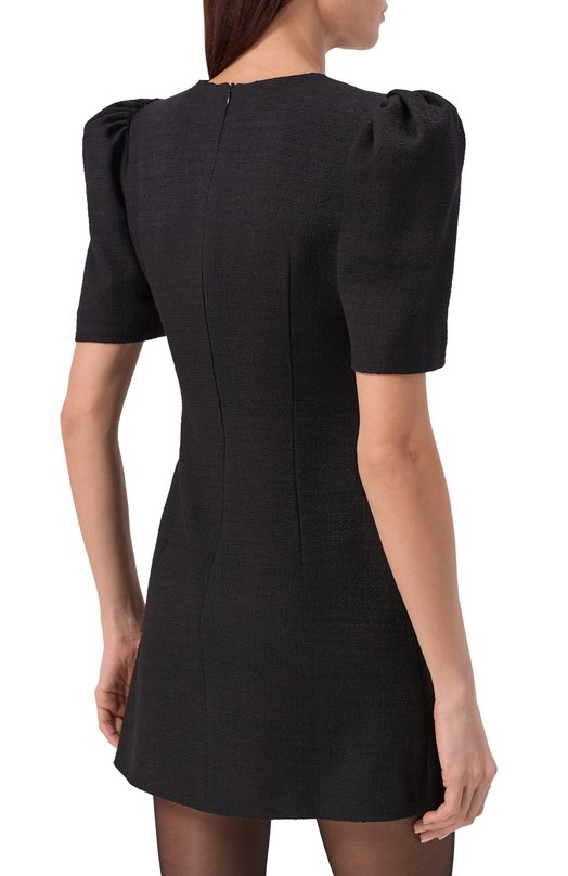 Платье из хлопка и вискозы Botrois SKU748439794 Чёрный  SKU748439794 Фото 4