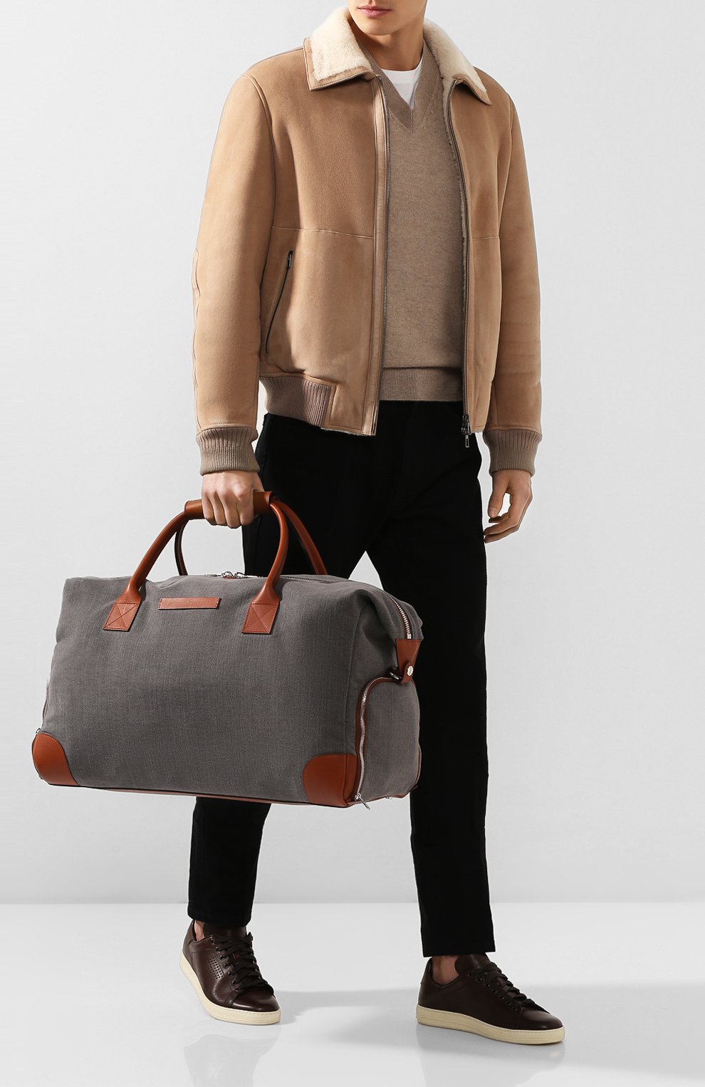 Текстильная дорожная сумка BRUNELLO CUCINELLI, арт. MBTHU353, фото 2