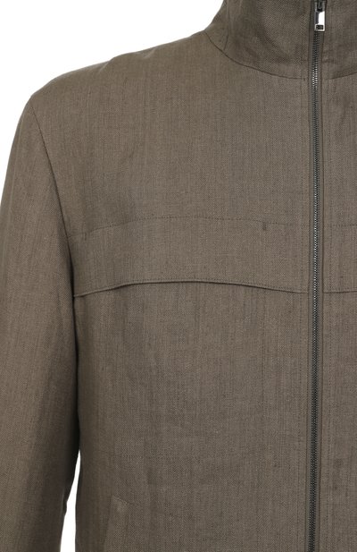 Льняной бомбер 12 STOREEZ, арт. 132379, фото 5