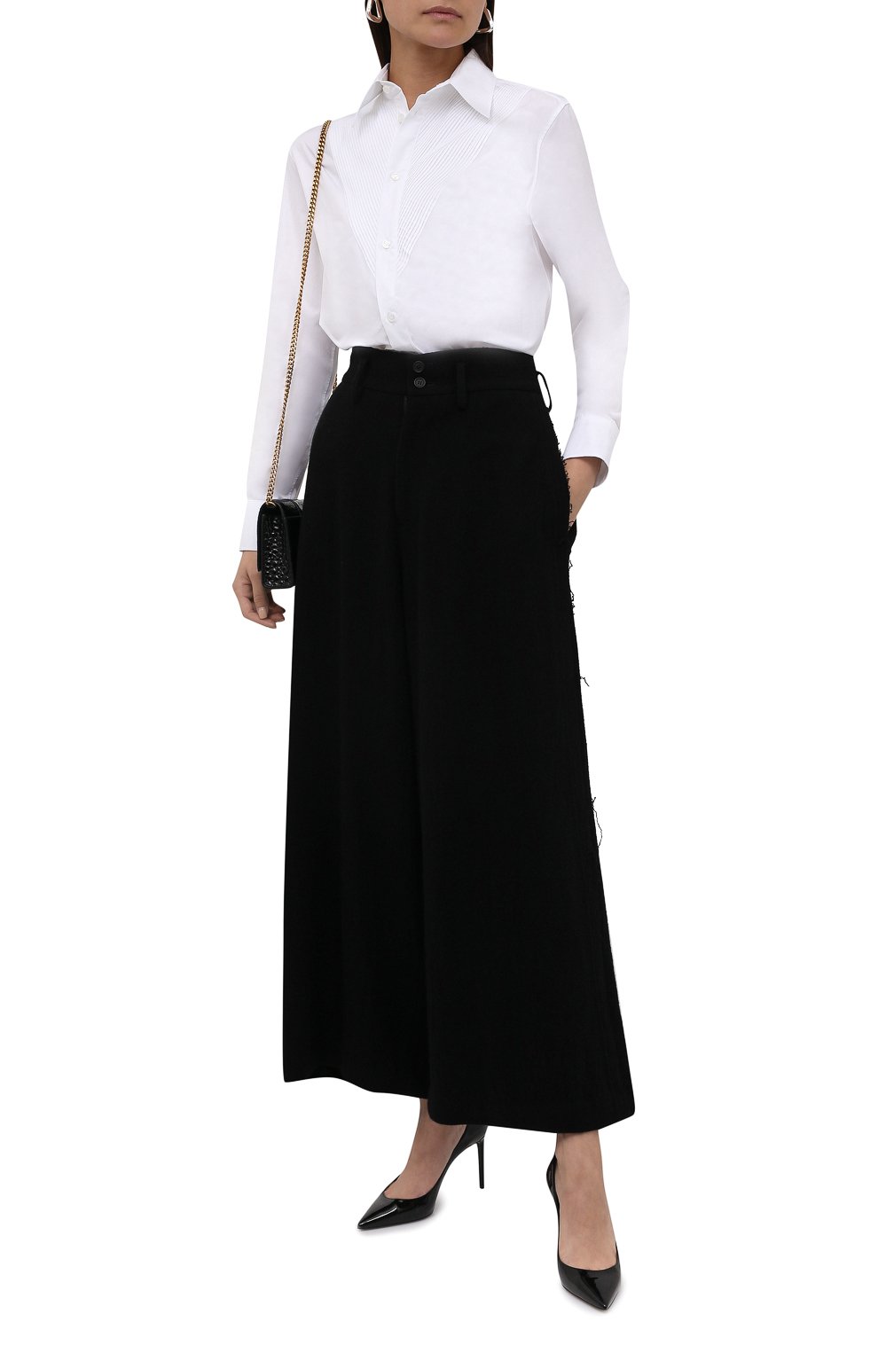 Шерстяные брюки YOHJI YAMAMOTO, арт. FM-P52-105, фото 2