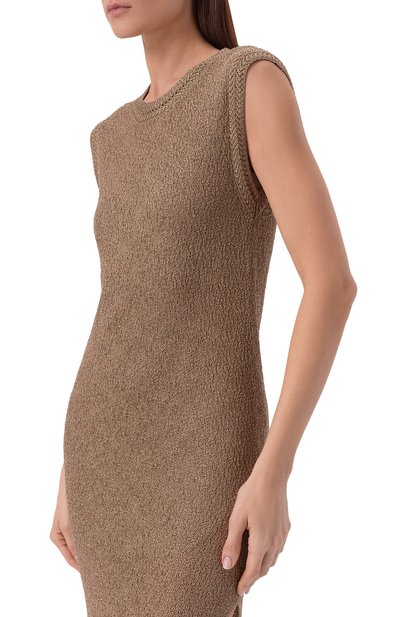 Платье LORENA ANTONIAZZI темно-бежевого цвета по цене 79950 руб., арт. E26116AM08A/2435, фото 4 Платье LORENA ANTONIAZZI, арт. E26116AM08A/2435, фото 4
