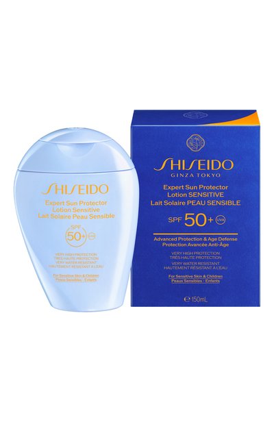 Солнцезащитный лосьон expert sun для чувствительной и детской кожи spf 50+ (150ml) SHISEIDO, арт. 21993SH, фото 3