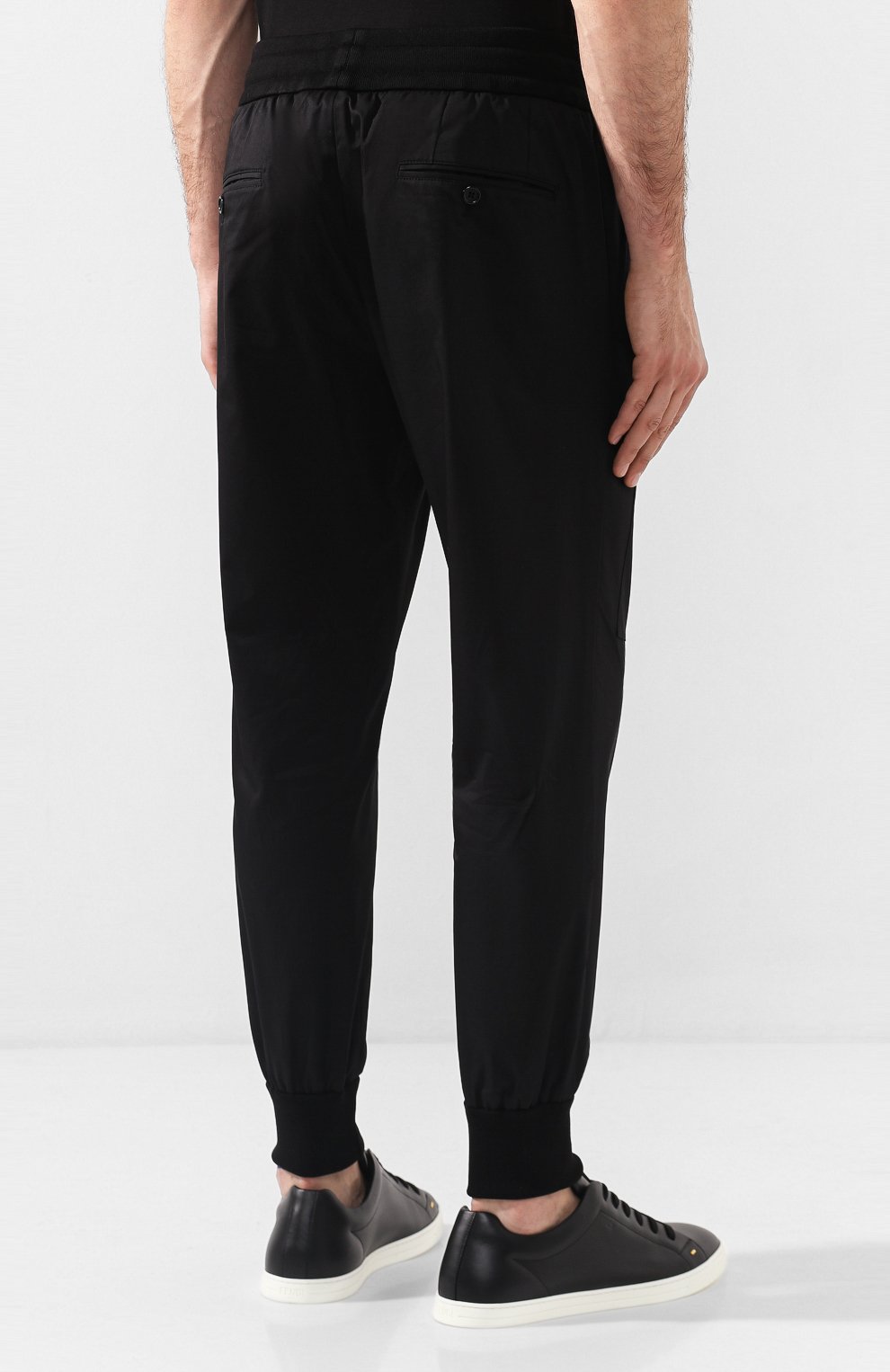 Хлопковые джоггеры DOLCE & GABBANA, арт. GYVLET/FUFIS, фото 4