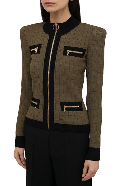 Кардиган из вискозы BALMAIN, арт. WF0SK031/K330, фото 3