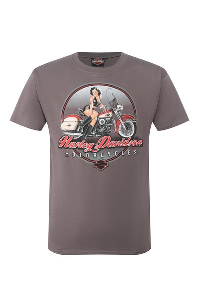 Хлопковая футболка exclusive for moscow HARLEY-DAVIDSON, арт. R003089, фото 1