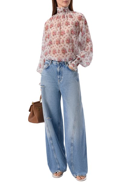 Джинсы DOLCE & GABBANA голубого цвета по цене 131500 руб., арт. FTDHHD/G80R6, фото 2 Джинсы DOLCE & GABBANA, арт. FTDHHD/G80R6, фото 2