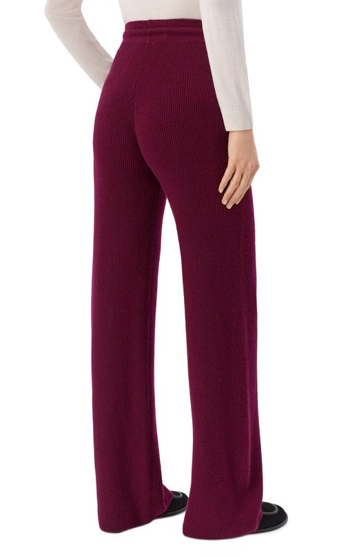 Кашемировые брюки Addicted MK920-1 Бордовый  MK920-1 Фото 4
