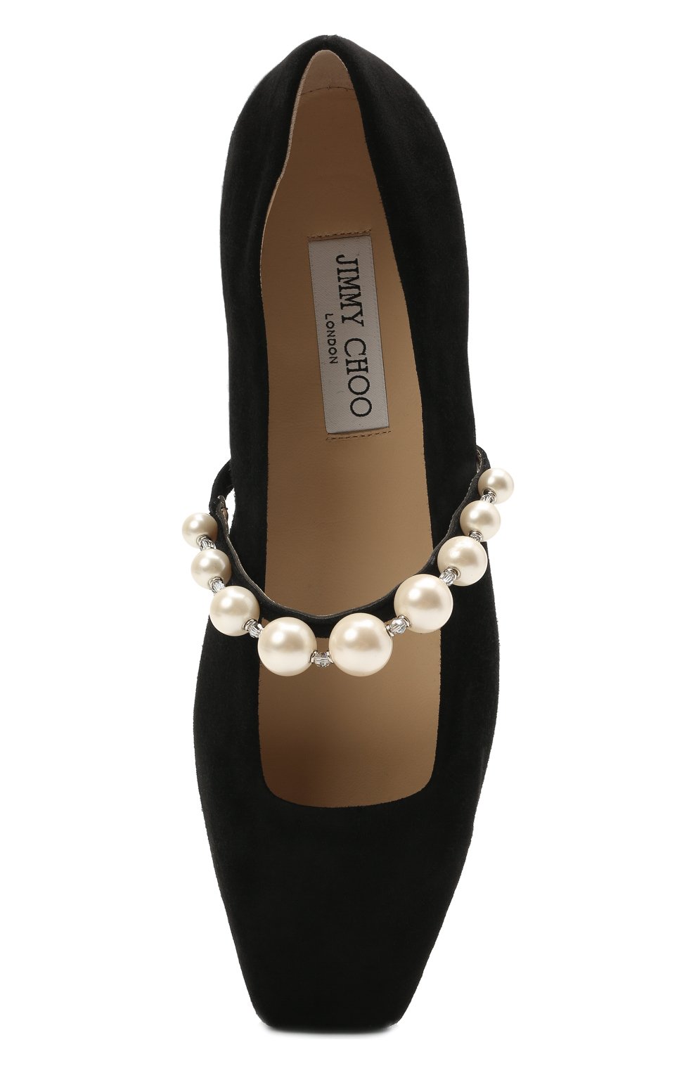 Замшевые балетки ade JIMMY CHOO, арт. ADE FLAT/SZR, фото 6