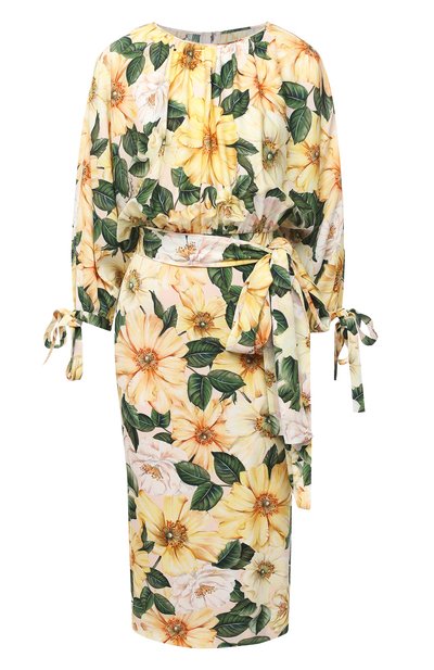 Женское шелковое платье DOLCE & GABBANA, арт. F6J2XT/FSA0E