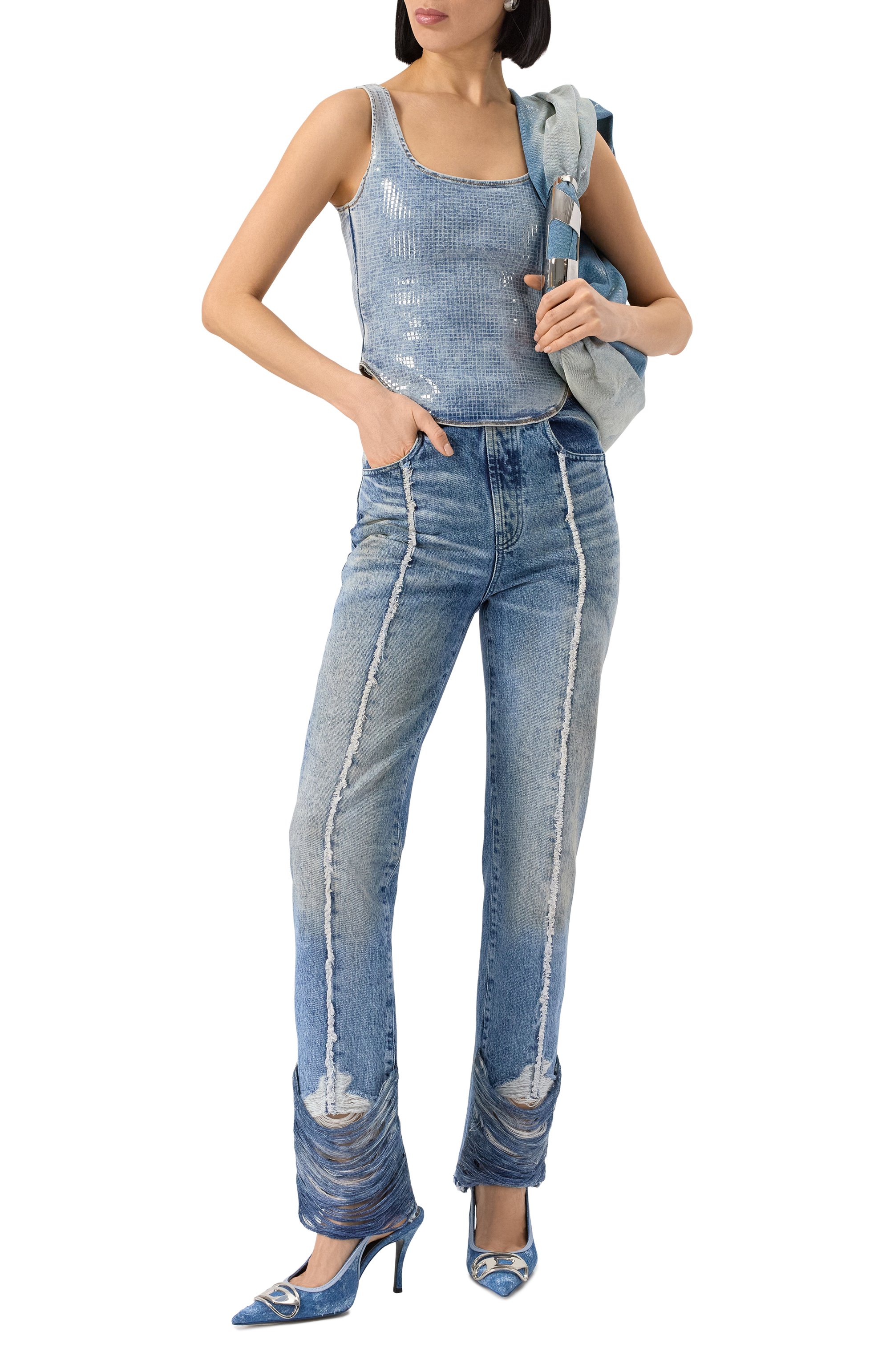 Джинсы d-ginna DIESEL, арт. A17934/0CMBM, фото 2