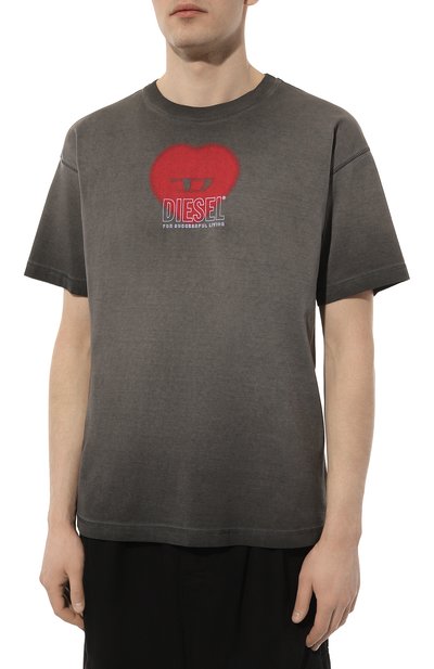 Хлопковая футболка DIESEL, арт. A13395/0AMDA, фото 3