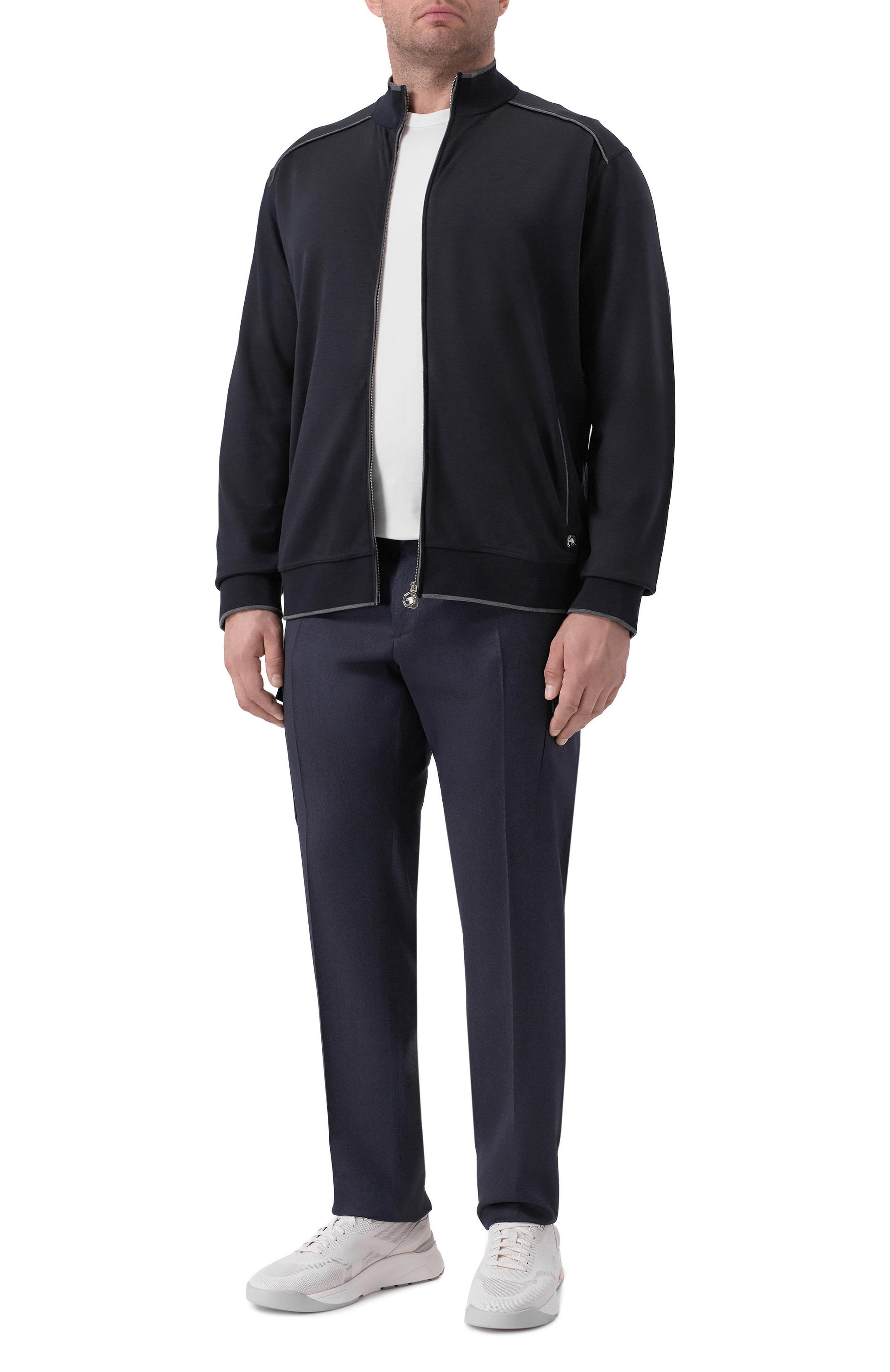 Шерстяной кардиган STEFANO RICCI темно-синего цвета по цене 279500 руб., арт. K909049R31/T25302/64, фото 2 Шерстяной кардиган STEFANO RICCI, арт. K909049R31/T25302/64, фото 2